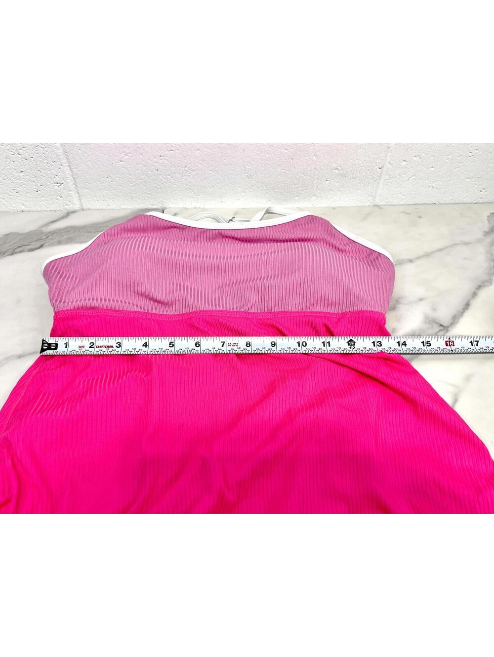 Pink and Magenta Size M Spaghetti Strap Swim Dress Swimsuit New without tags - Picture 8 of 8